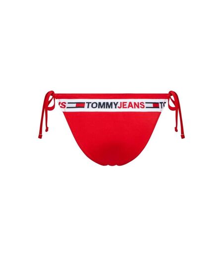 Bas De Maillot De Bain Femme Rouge Bleu Marine Foncé Tommy Jeans