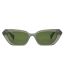 Lunettes De Soleil Motif/style Œil De Chat Femme Taille Unique Gris Kaki AllSaints-1