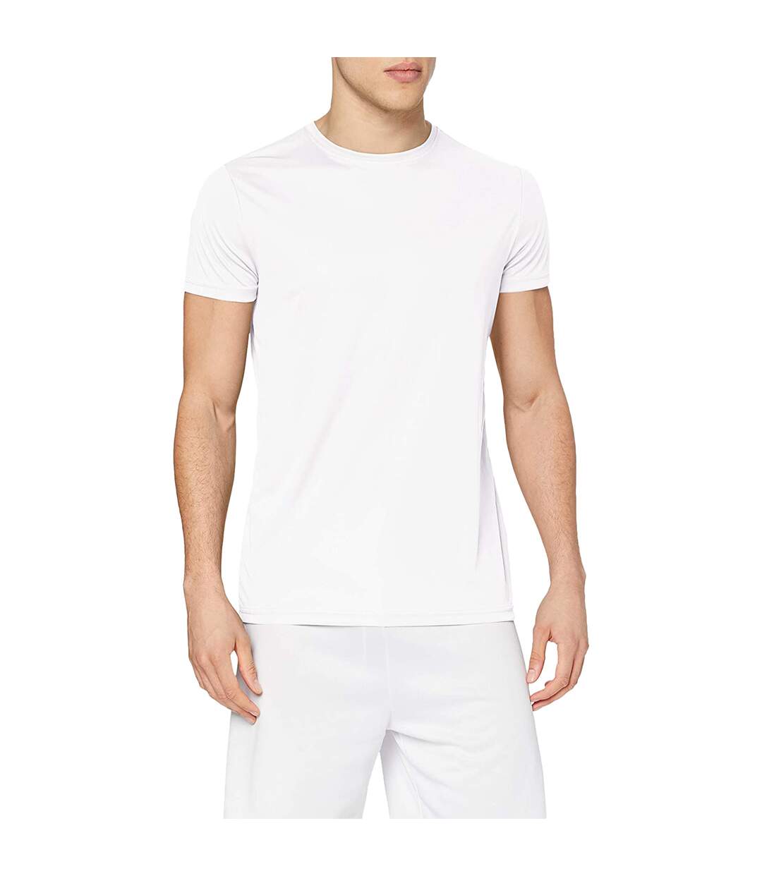 T-shirt de sport active homme blanc Stedman-3