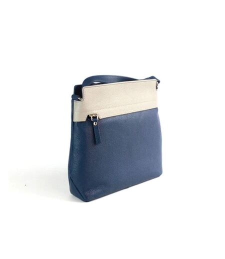 Eastern Counties Leather - Sac à main OPAL - Femme (Bleu foncé / Gris) (One Size) - UTEL418