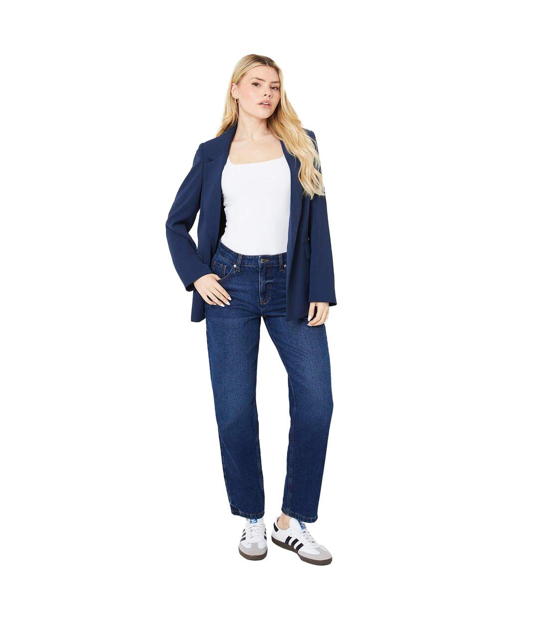 Blazer femme bleu marine Dorothy Perkins-4