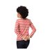 Womens/ladies Federica Stripe Long-sleeved T-shirt Mineral Red Light Vanilla Regatta-4