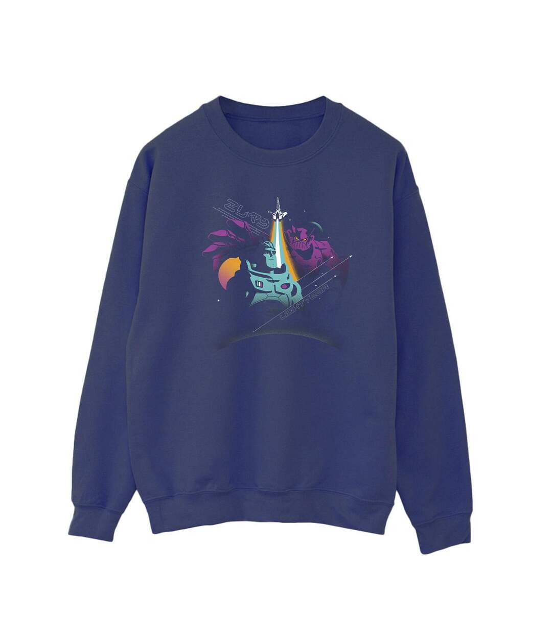 Disney Sweatshirt Femmes/Dames Lightyear Zurg In Space (Bleu marine) - UTBI25032-1