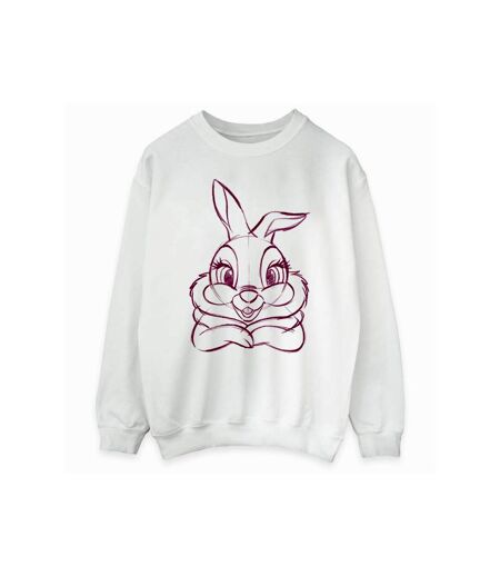 Disney - Sweat BAMBI BUNNY - Femme (Blanc) - UTBI14245