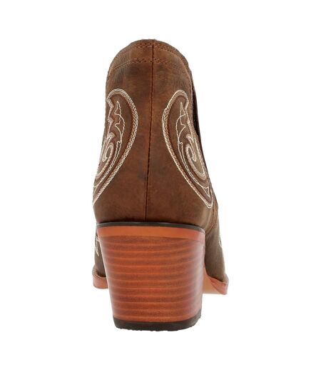 Bottines Crush Femme Marron Foncé Durango