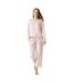 Winter pajamas long sleeve velvet JJB4 women