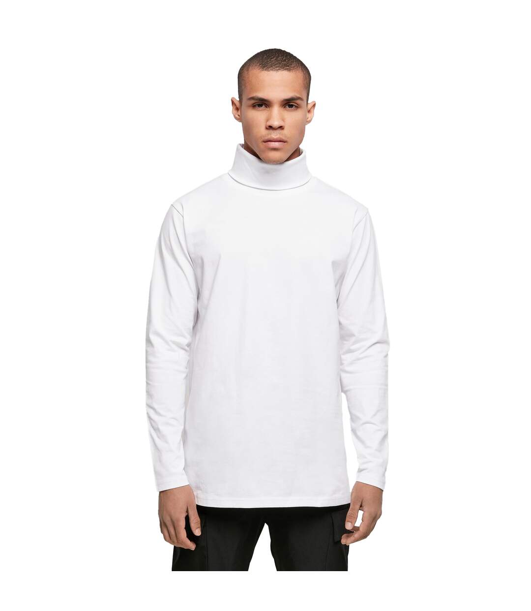 Sweat Manches Longues Adulte Blanc Build Your Brand-1