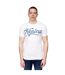 T-shirt scripthen homme blanc Henleys Henleys