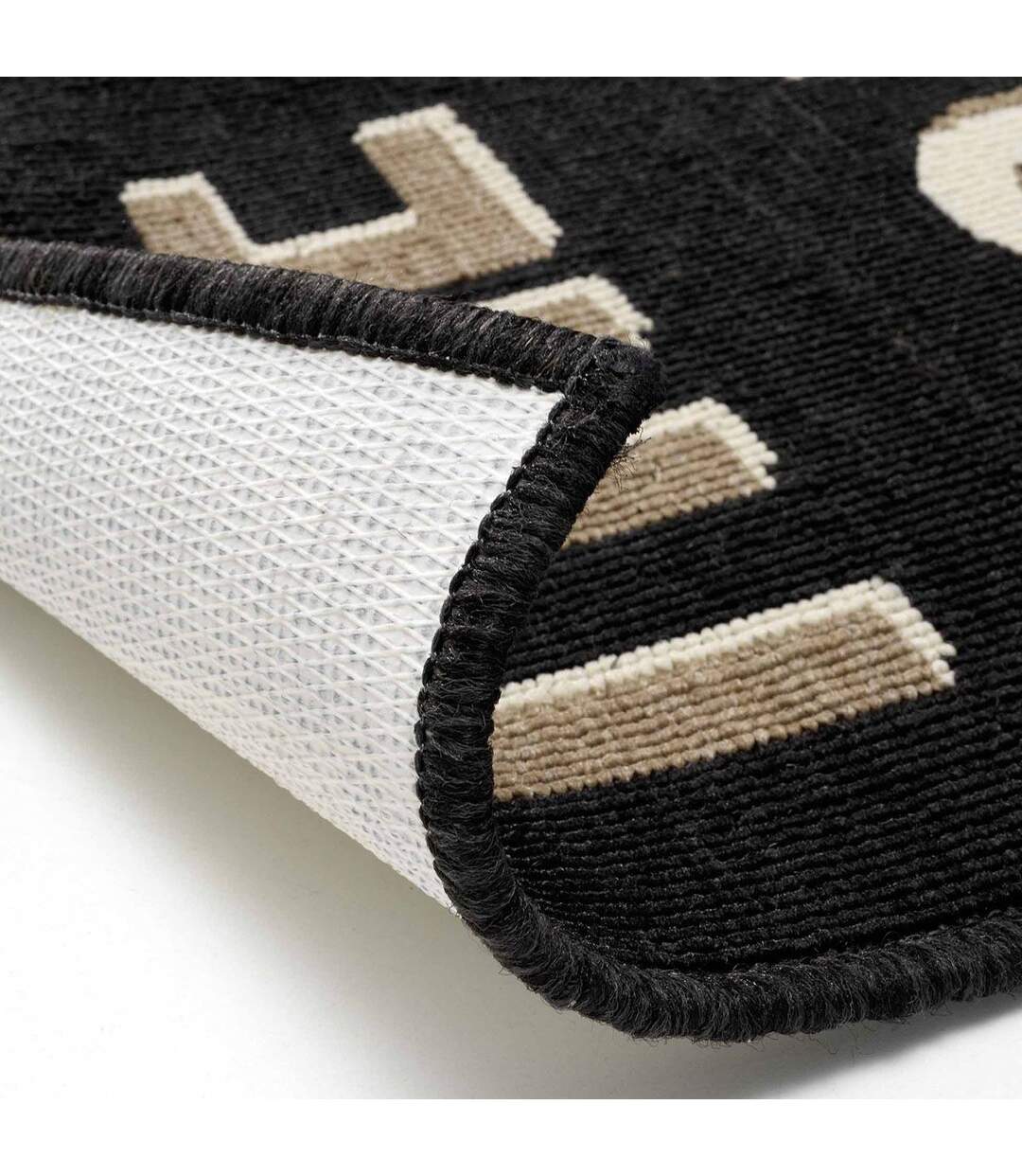 Tapis de Cuisine Breakfast 50x80cm Noir-3