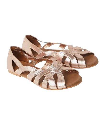 Ballerines lulu femme rose doré Good For The Sole