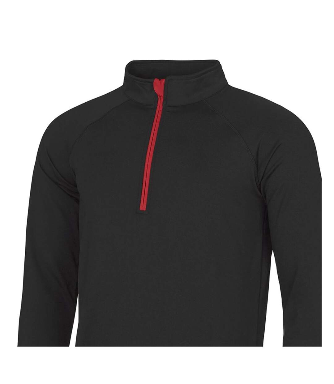 Sweat Motif/style Uni Homme Noir Vif Rouge Feu Just Cool-2