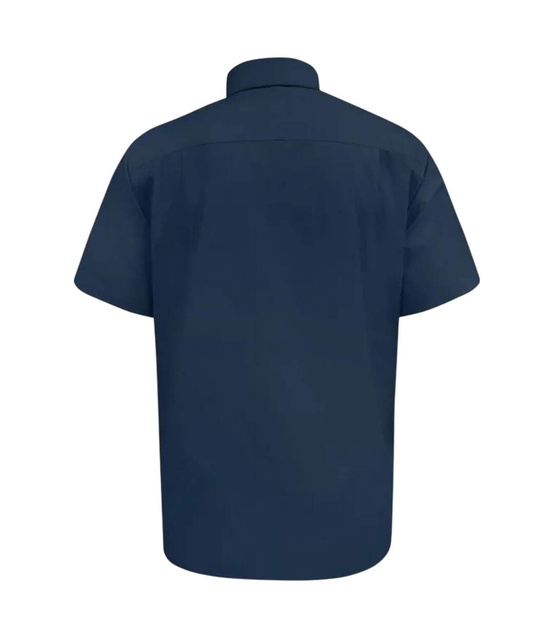 Mens D555 Lucas Stretch Kingsize Short-sleeved Shirt Navy Duke-3