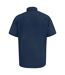 Mens D555 Lucas Stretch Kingsize Short-sleeved Shirt Navy Duke-3