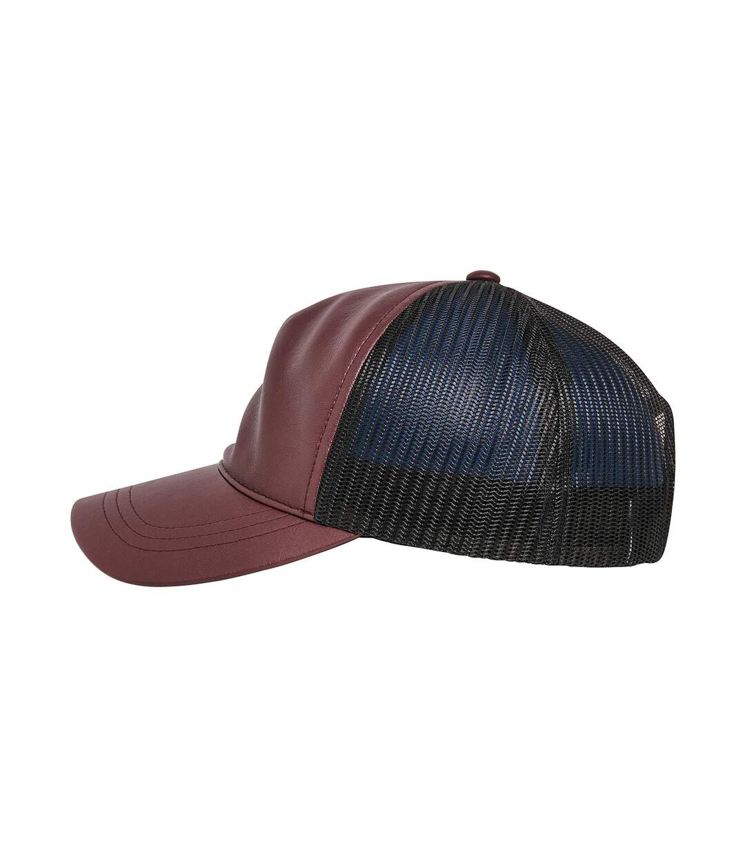 Casquette trucker adulte pourpre / noir Flexfit-4