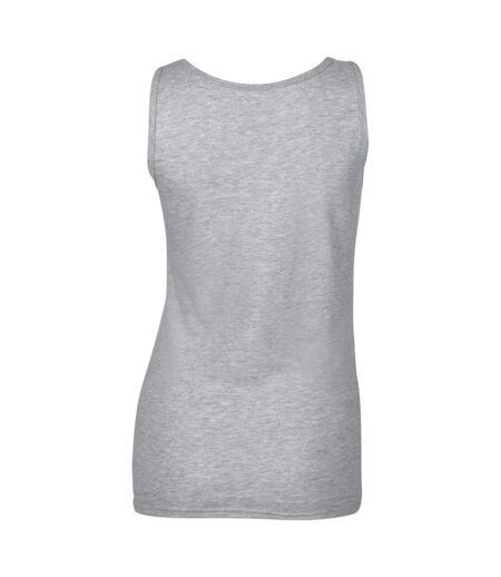 Débardeur femme gris sport Gildan