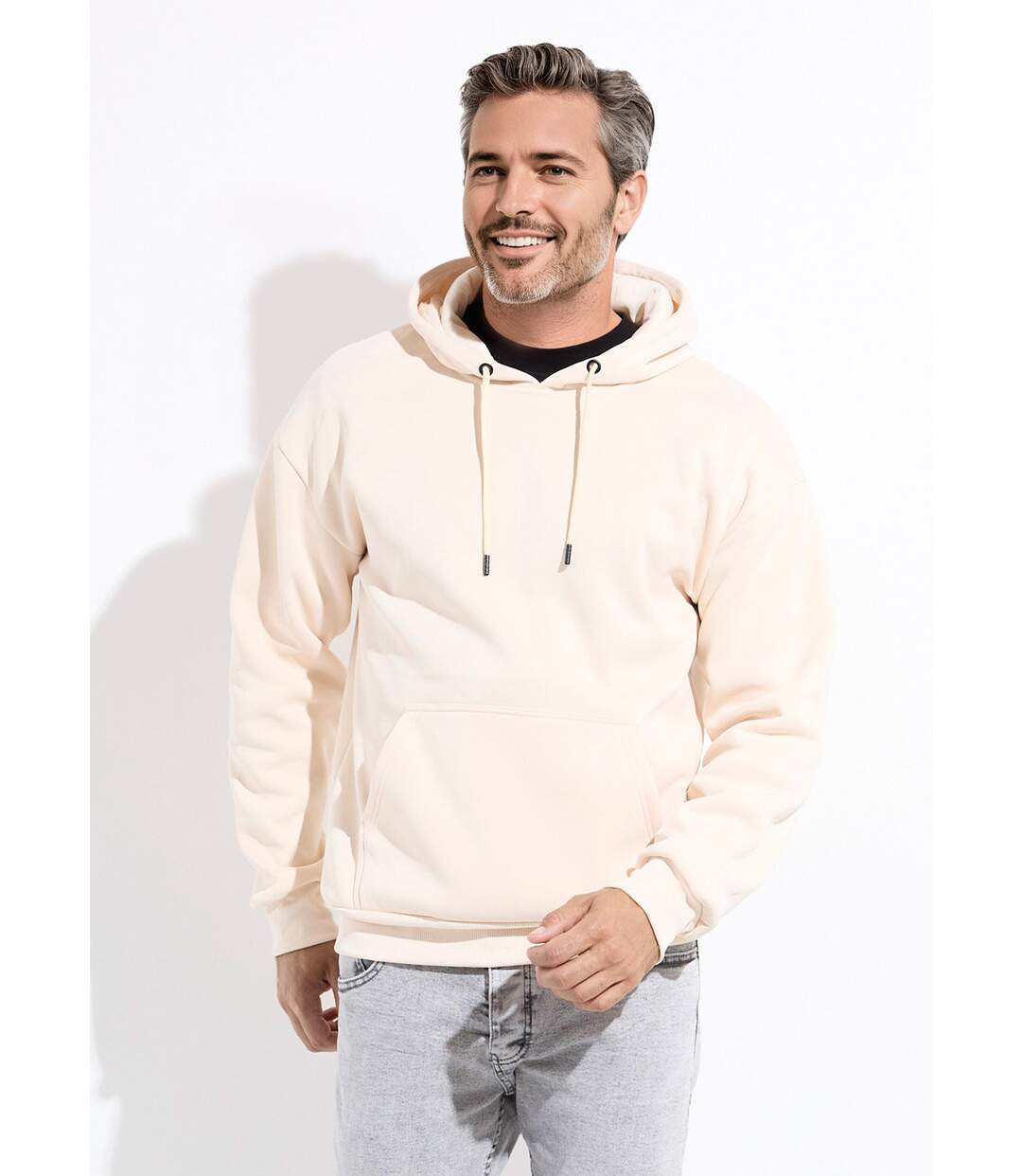 Sweat tendance capuche, poche kangourou-1