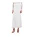 Womens/ladies Floral Lace Mid Rise Maxi Skirt White Bardot-4