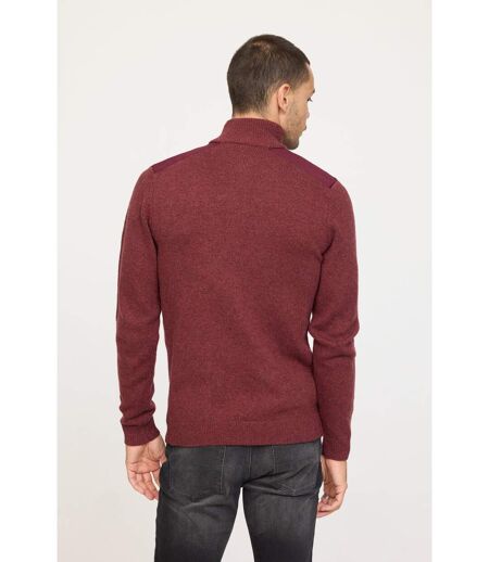 Pull Capara Bordeaux chiné