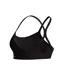 Womens/ladies Solid Racerback Bikini Top Black Speedo-4