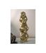 Statuette Déco Pyramide 3 Singes 30cm Or-5