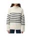 Pull blanc/noir femme teddy smith lou - m-1