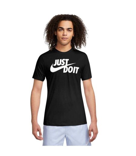 Mens Just Do It T-shirt Black White Nike