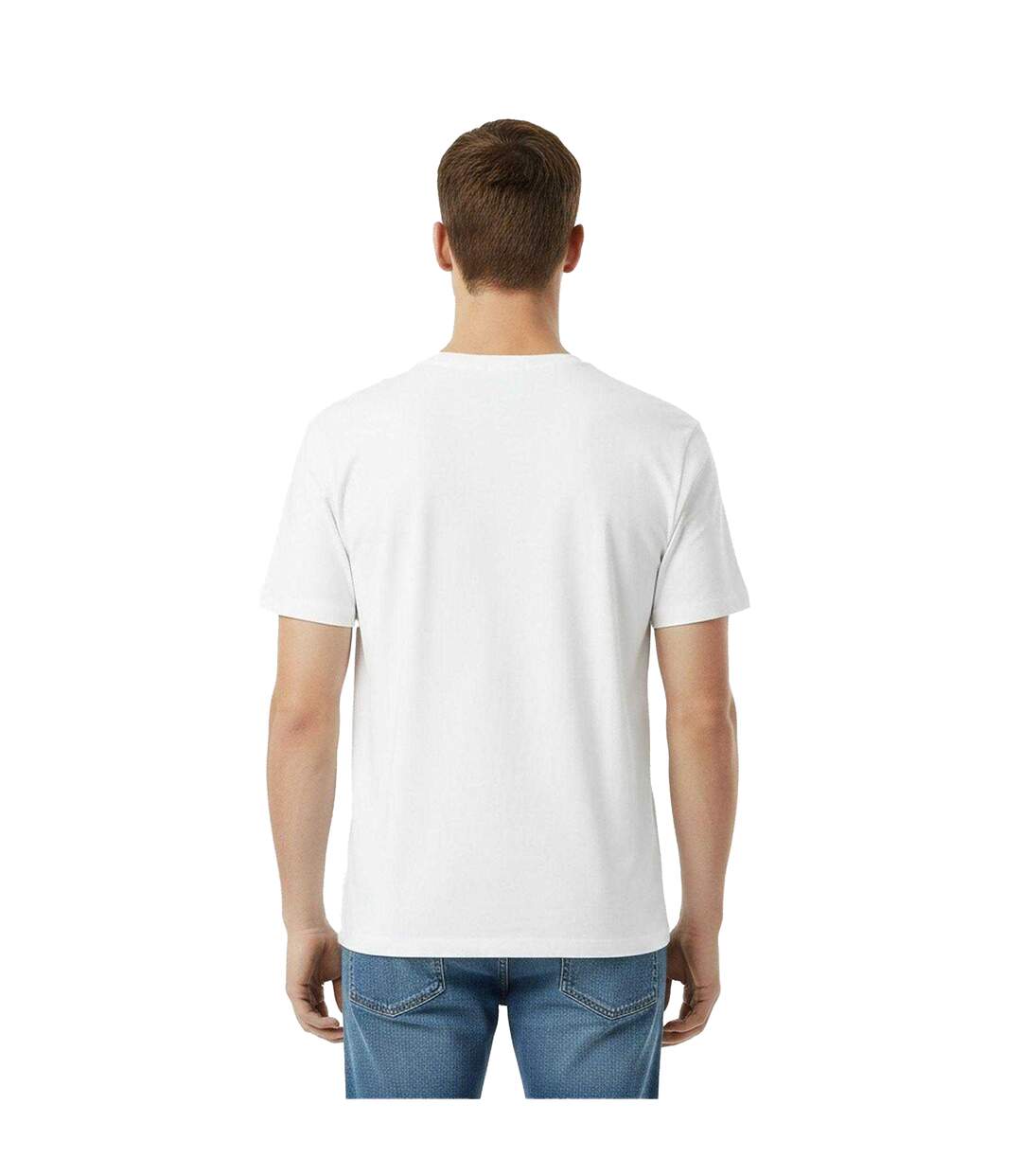 Mens Classic Short-sleeved T-shirt White Jack Wills-3