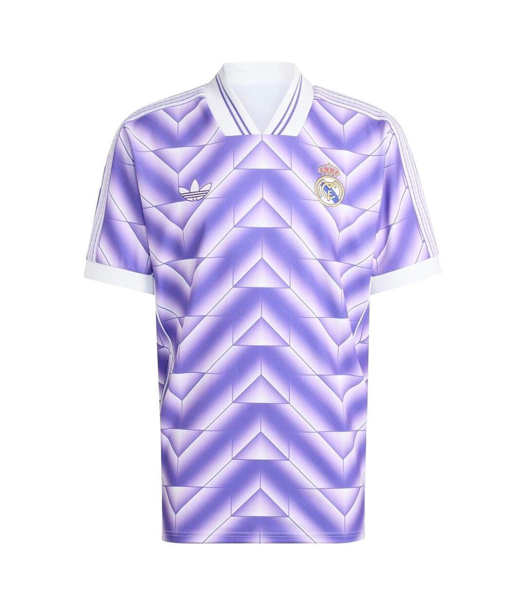 Maillot Motif/style Real Madrid Cf 25/26 Homme Violet Blanc Adidas-2