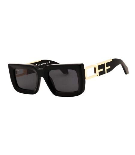 Unisex Adult Boston Sunglasses One Size Black Gold Dark Grey Off White