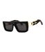 Unisex Adult Boston Sunglasses One Size Black Gold Dark Grey Off White-2