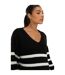 Dorothy Perkins Womens/Ladies V Neck Sweater (Monochrome)