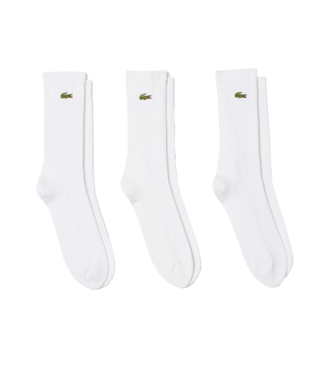 X3 paires de chaussettes blanches homme lacoste ra4182 - 39/42-1