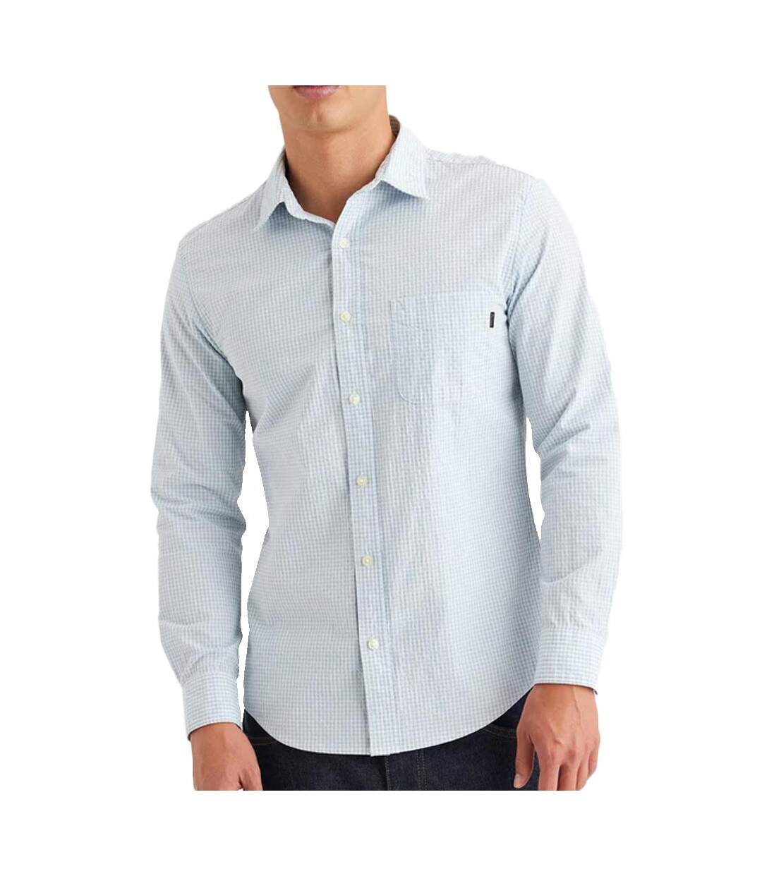 Chemise Bleu/Blanche à Carreaux Homme Dockers Woven - M-1