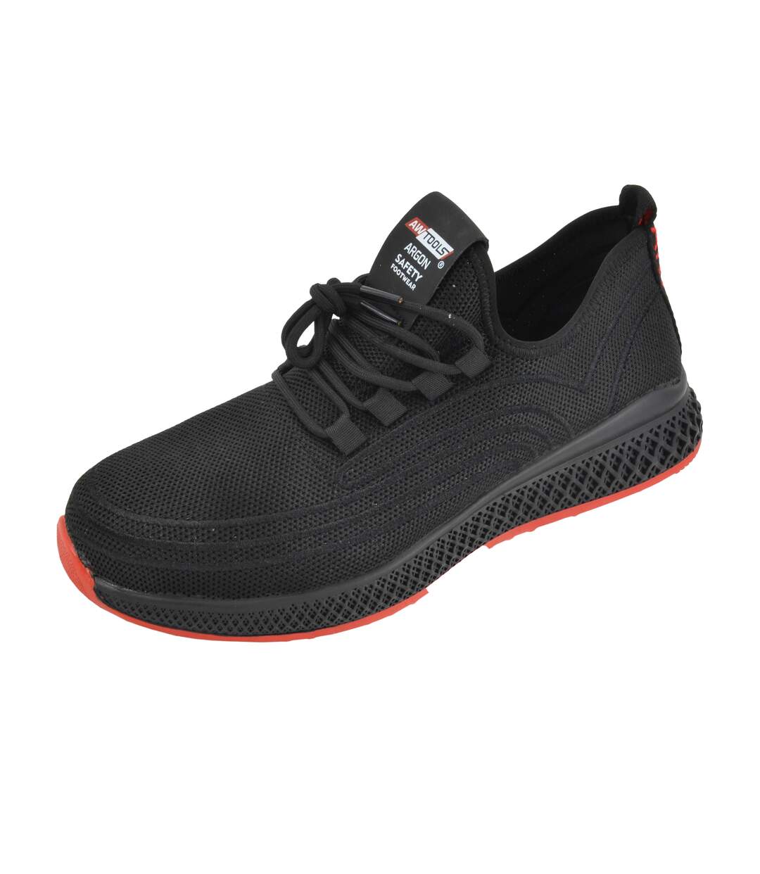 Chaussures De Sécurité Argon Adulte Noir Rouge AW Tools-1