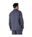 Pyjama long droit ouvert homme Popeline Eminence-3