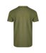 T-shirt reflection homme vert olive Weird Fish Weird Fish