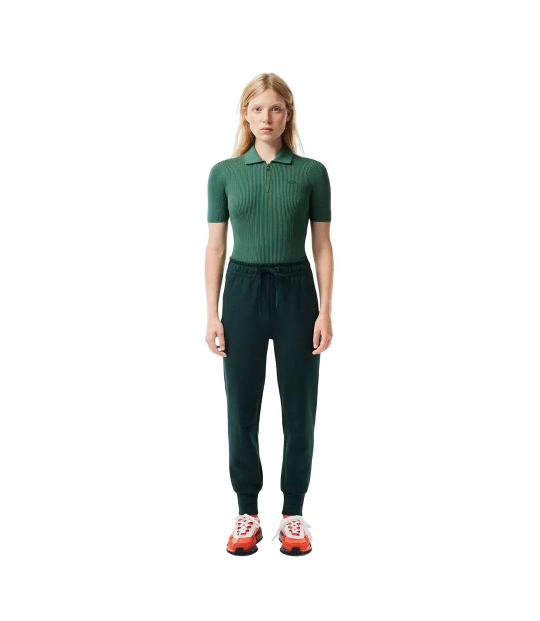 Pantalon De Jogging Femme Vert Lacoste-1