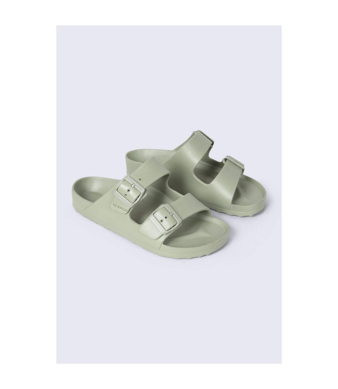 Claquettes Shore Femme Kaki Clair Animal-1