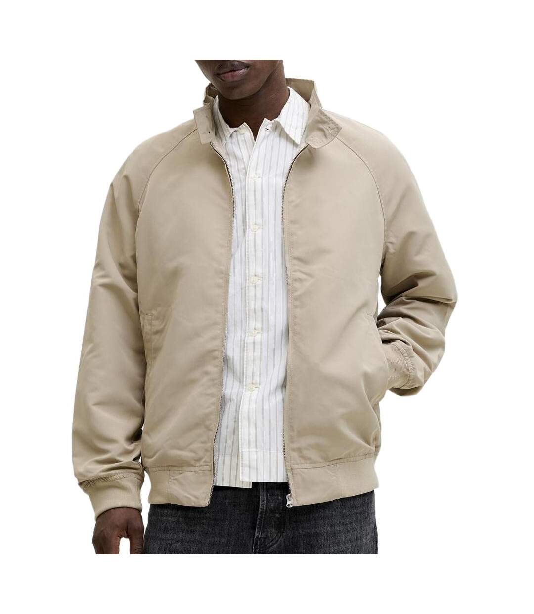 Veste beige homme jack & jones ralph harrington-1