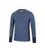 Mens Long-sleeved Base Layer Top Navy Mountain Warehouse-3