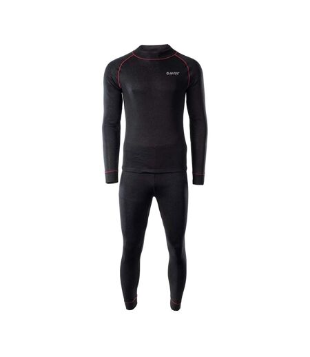 Ensemble Sous-vêtement Thermique Sorin Femme Noir Bordeaux Hi-Tec
