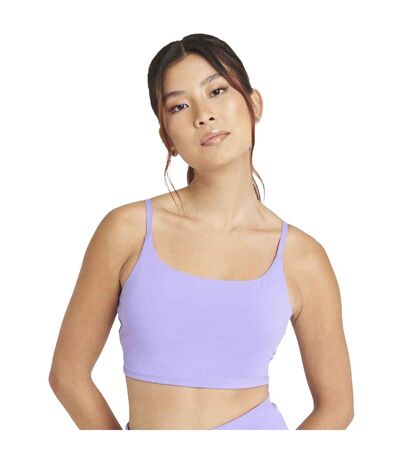 Womens/ladies Tech Recycled Sports Bra Digital Lavender Awdis