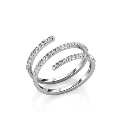 Bague Spiral - Cristal d'Autriche