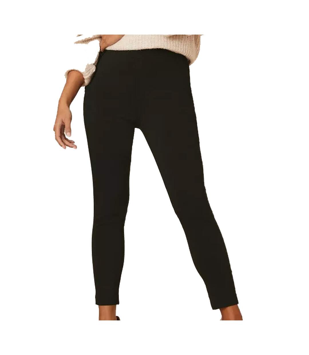 Womens/ladies Bengaline Petite Trousers Black Dorothy Perkins-2
