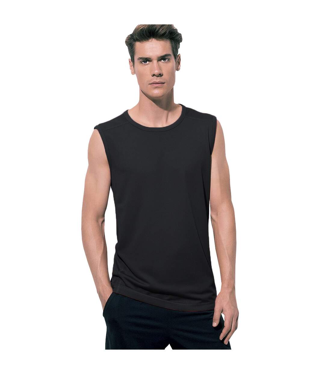 T-shirt active hommes noir Stedman