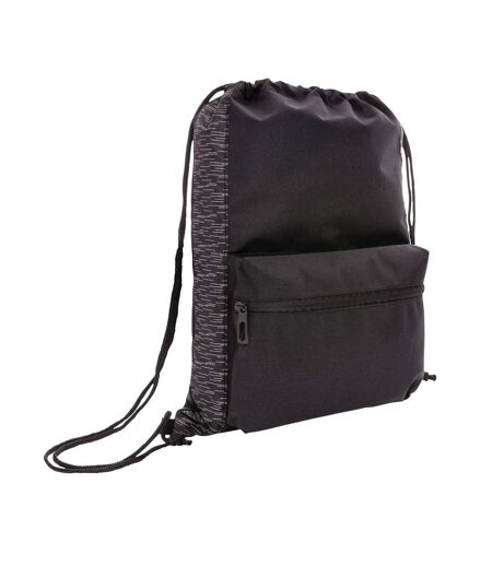 Aware Reflective Rpet Drawstring Bag One Size Black XD Collection