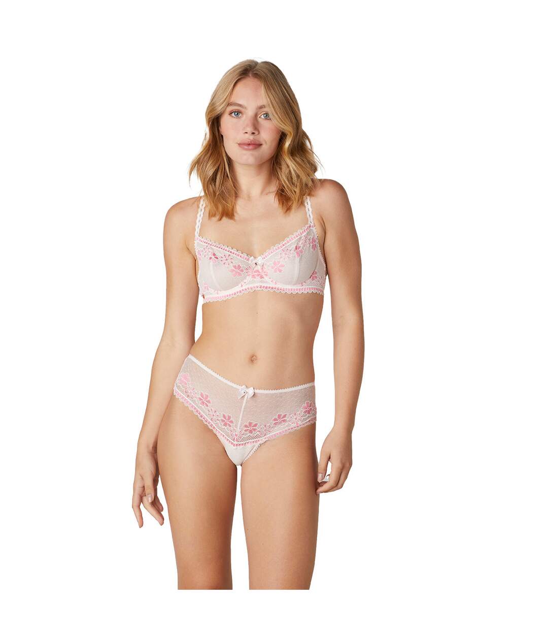 Shorty tanga rose Allegro-4