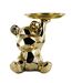 Vide-Poche Statue Ourson 18cm Doré-1