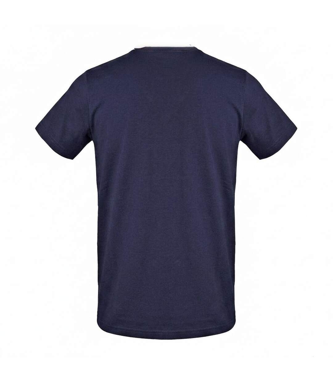 Mens Logo Cotton T-shirt Navy Aquascutum-2