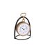 Horloge à Poser Design Lona 27cm Noir & Or-1